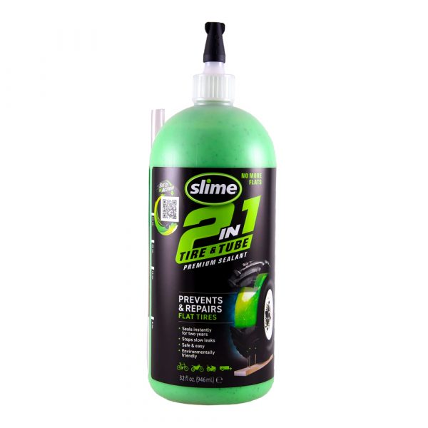 Sellador de neumáticos y cámaras 2 en 1 - 32 oz.
